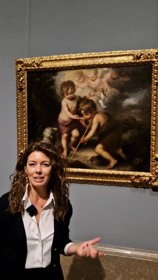 Weekly sessions in English: "The Infant Christ and Saint John the Baptist with a Shell", by Murillo (Ca. 1670)