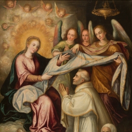 Saint Ildefonso receiving the Chasuble