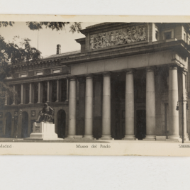 Museo del Prado, vista de la fachada oeste o de Velázquez