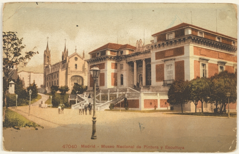 Imagen de la obra: "Museo del Prado, vista de la fachada norte o de Goya"