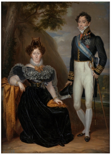 'Los duques de San Fernando de Quiroga' (1836), de Rosario Weiss. Museo del Prado