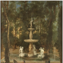 The Fountain of the Tritons in the Island Garden, Aranjuez