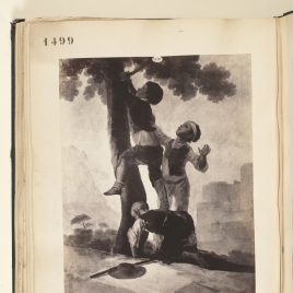 Muchachos trepando a un árbol