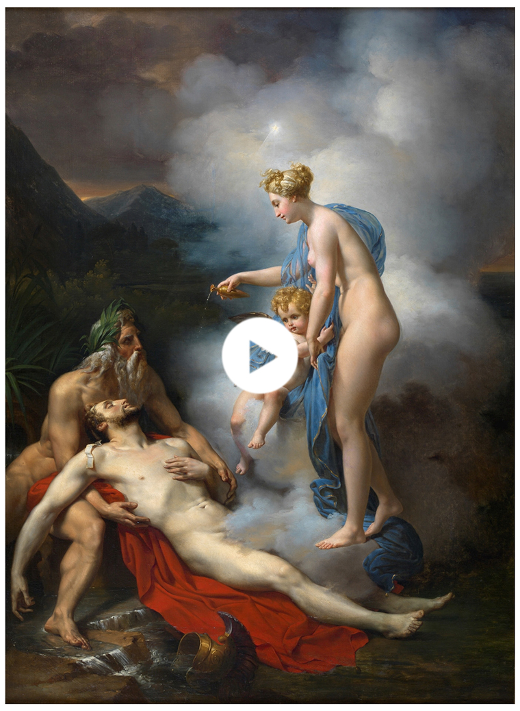 Venus curando a Eneas