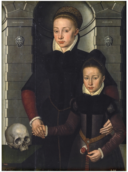 Image of the artwork: "Lady and Girl"