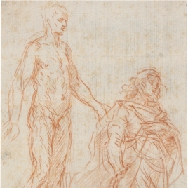 Dos estudios de figura masculina