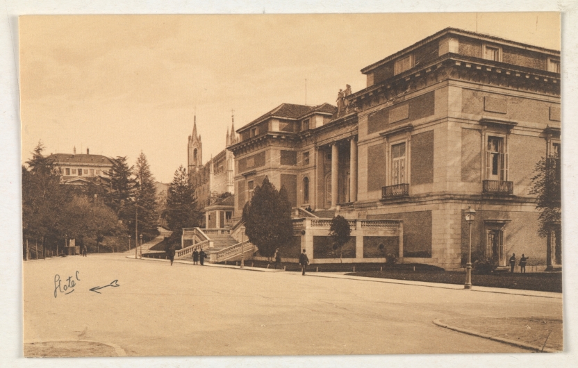 Imagen de la obra: "Museo del Prado, vista de la fachada norte o de Goya"
