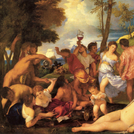Invitación para la inauguración de la exposición "Tiziano"