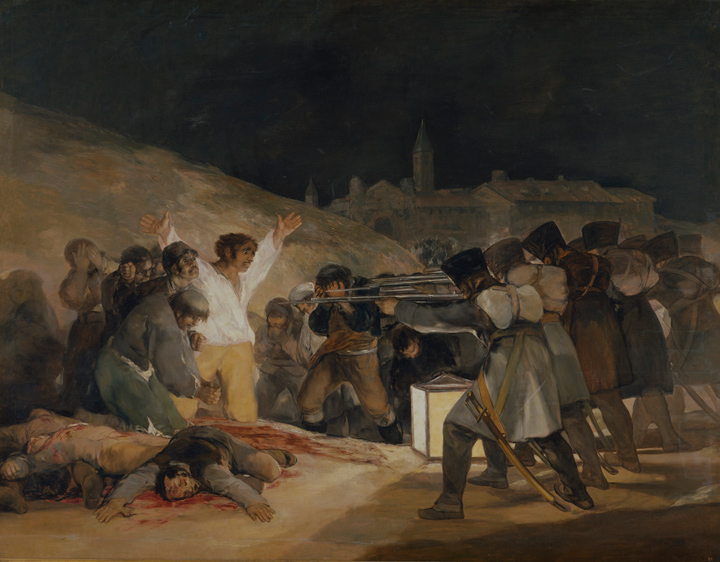 El 3 de mayo de 1808 en Madrid: los fusilamientos en la monta&ntilde;a del Pr&iacute;ncipe P&iacute;o, antes de su restauraci&oacute;n