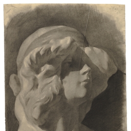 Estudio de un busto escultórico femenino