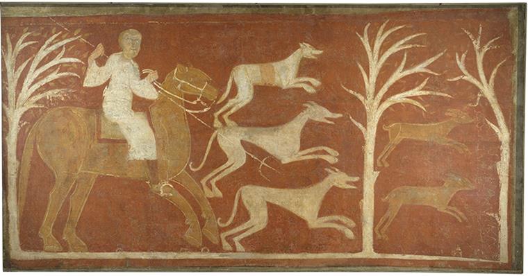 Cacería de Liebres (Pinturas murales de San Baudelio de Berlanga)