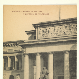 Museo del Prado, vista de la fachada oeste o de Velázquez
