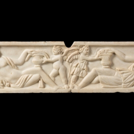 Fragments of a Roman sarcophagus with the Four Seasons