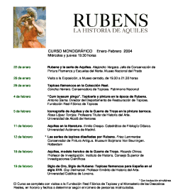 Rubens [Recurso electrónico] : la historia de Aquiles : curso monográfico , enero - febrero 2004 , miércoles y jueves 19.30 horas / Museo Nacional del Prado.