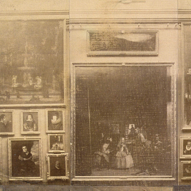 Invitación para la inauguración de la exposición "El Grafoscopio. Un siglo de miradas al Museo del Prado 1819-1920"