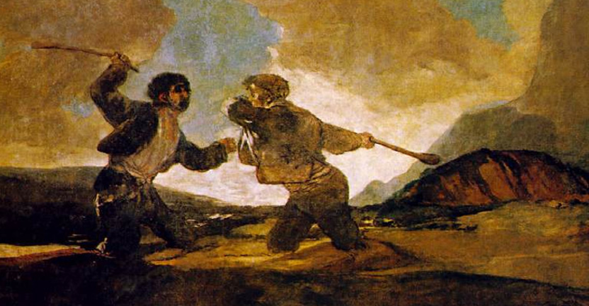 em>Duelo a garrotazos</em>, Francisco de Goya y Lucientes, comentada por  Joaquín Ruiz Giménez - Memoria audiovisual - Museo Nacional del Prado