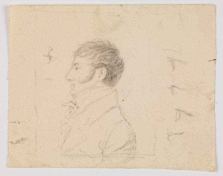 Imagen de la obra: "Retrato de un caballero de perfil"