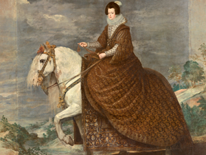 Restauración de la "La reina Isabel de Borbón, a caballo"
