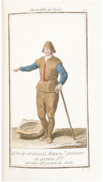 Imagen de la obra: "Serrano del partido de Ávila"