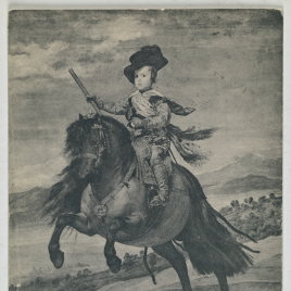 El príncipe Baltasar Carlos, a caballo