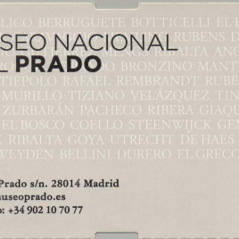 Billete de entrada a la exposición "Patinir" en 2007