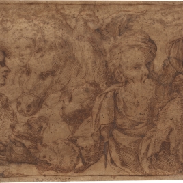 Estudios de figuras humanas y animales