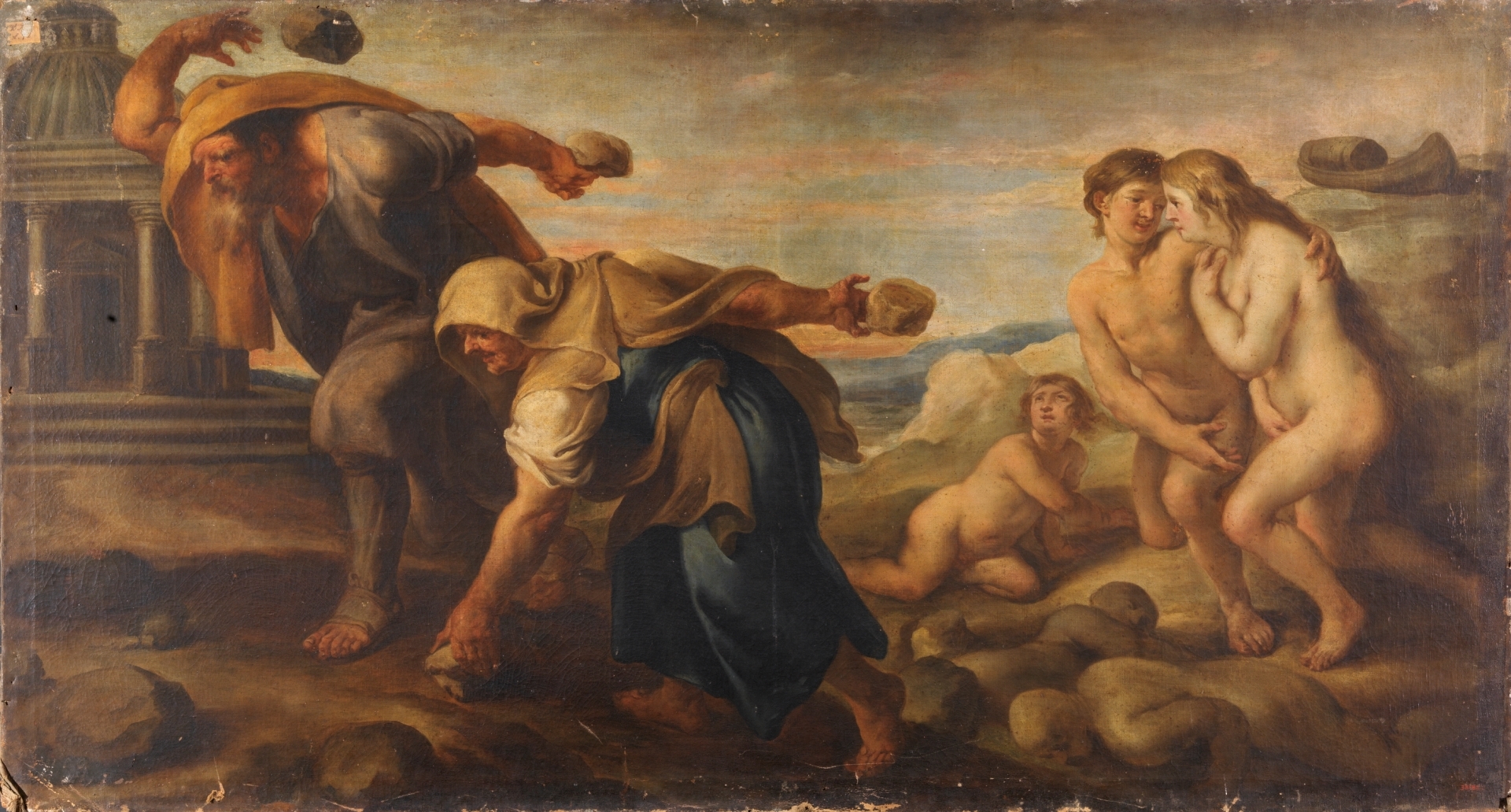 Deucalión y Pirra después del diluvio - Colección - Museo Nacional del Prado