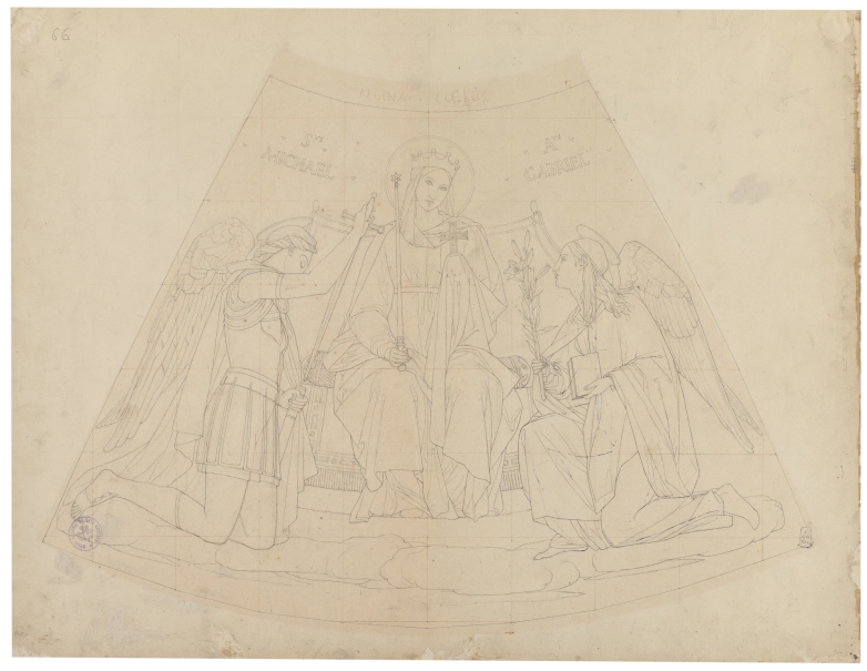 Imagen de la obra: "Regina Coeli (Capilla de las Letanías de la Iglesia de Notre Dame de Lorette, París)."