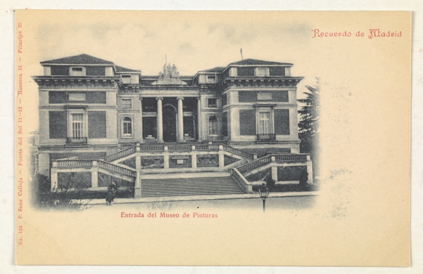 Imagen de la obra: "Museo del Prado, vista de la fachada Norte o de Goya"