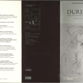 Durero: obras maestras de la Albertina : cursos monográficos /Museo Nacional del Prado.