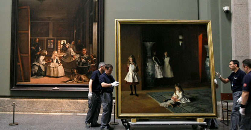 El Museo del Prado exhibe la obra que se inspiró en <em>Las meninas</em> de Velázquez
