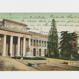 Museo del Prado, vista de la fachada oeste o de Velázquez
