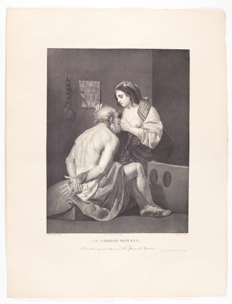 Imagen de la obra: "La Caridad romana"