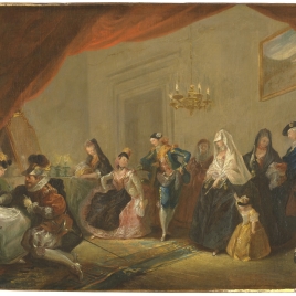 Escena de tocador