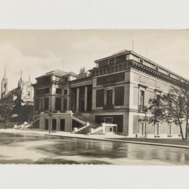 Museo del Prado, vista de la fachada norte o de Goya