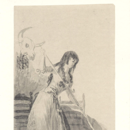 Invitación para una visita a la exposición "No solo Goya. Adquisiciones para el Gabinete de dibujos y estampas del Museo del Prado [1997-2010]"