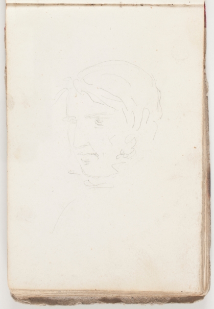 Imagen de la obra: "Apunte de un retrato masculino"