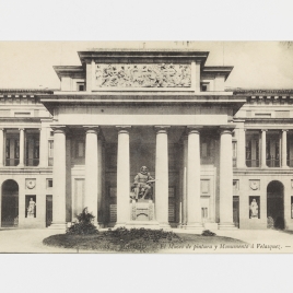 Museo del Prado, vista de la fachada oeste o de Velázquez