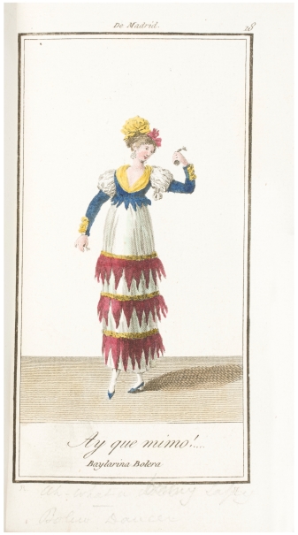 Imagen de la obra: "Bailarina bolera, de Madrid"