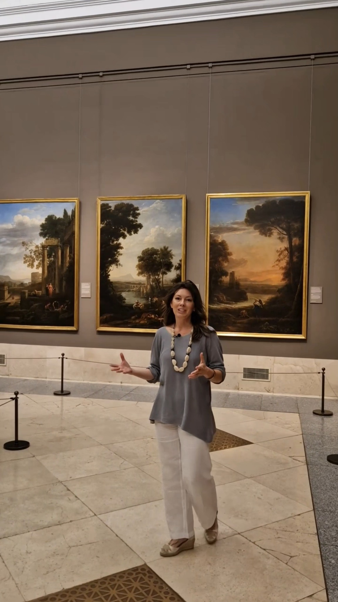 Weekly sessions in English: Atmospheric landscapes by Claude Lorraine (17th century)
