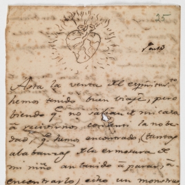 Imagen de Carta de Goya a Martín Zapater de 10 de noviembre de 1790