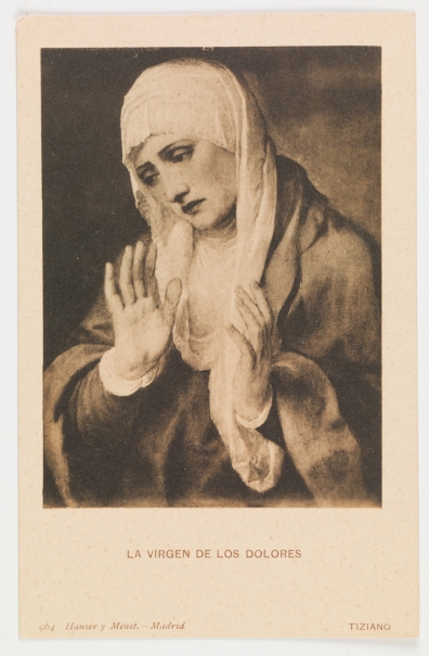 Imagen de la obra: "La Dolorosa con las manos abiertas"