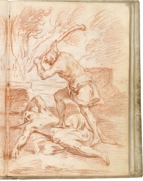 Imagen de la obra: "Caín matando a Abel"