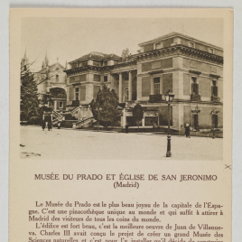 Museo del Prado, vista de la fachada norte o de Goya