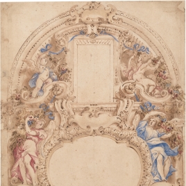 Panel para la decoración de un muro (Frescos Cartuja de Calci, Pisa)