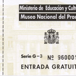 Billete de entrada al Museo [1994-2002]