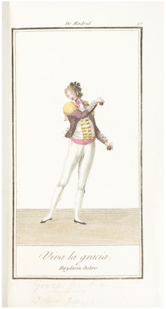 Imagen de la obra: "Bailarín bolero, de Madrid"