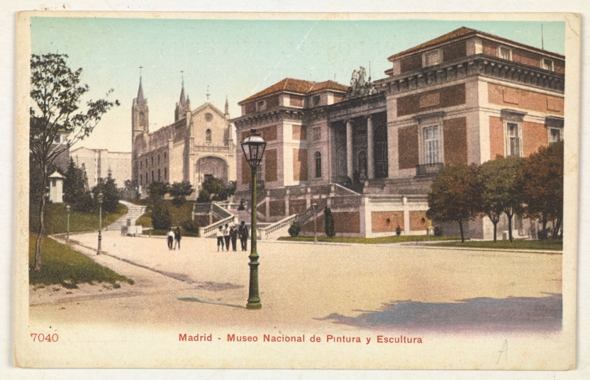 Imagen de la obra: "Museo del Prado, vista de la fachada norte o de Goya"