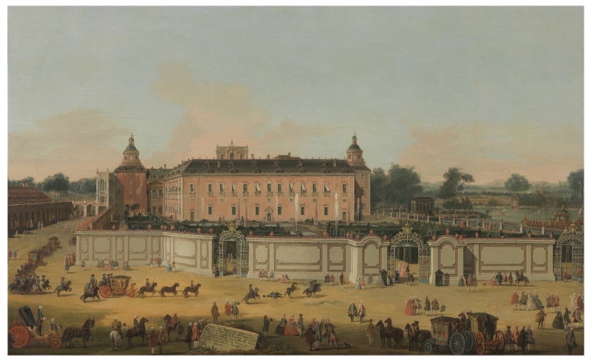 Vista del Palacio de Aranjuez