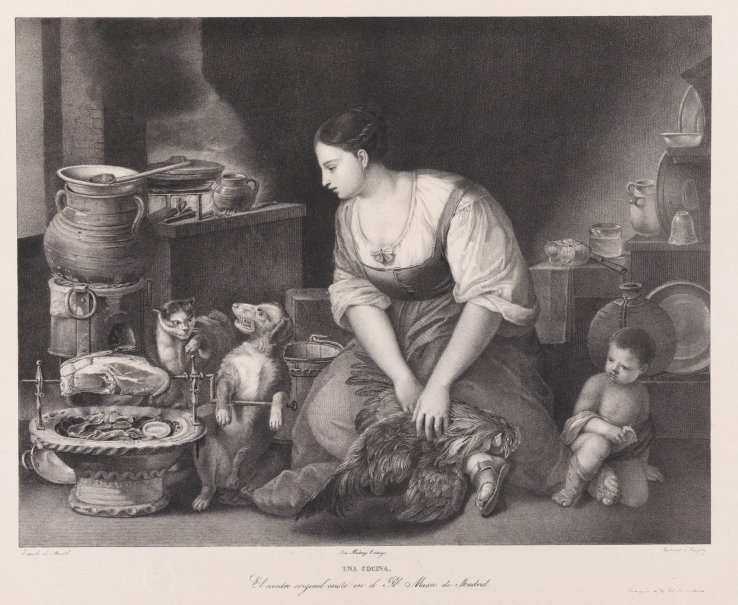 Imagen de la obra: "La cocinera"